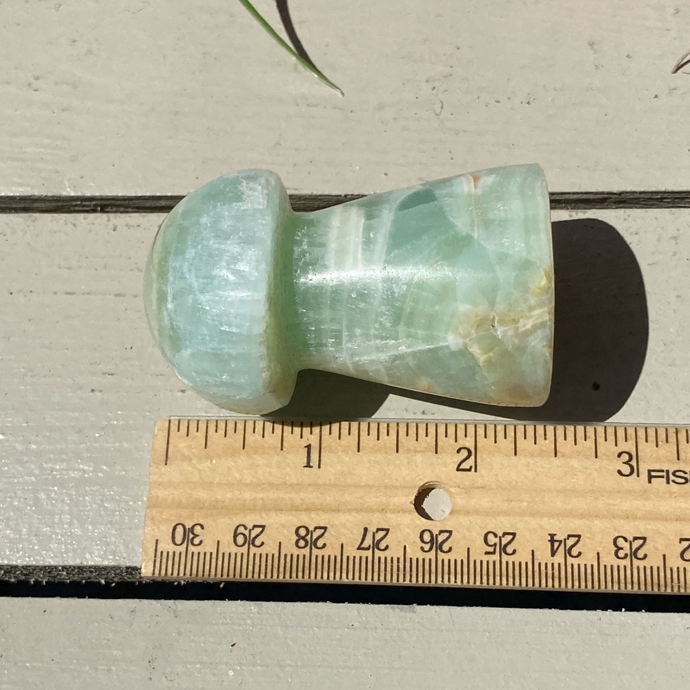 Kiwi Calcite Mushroom - Picture 13 of 14